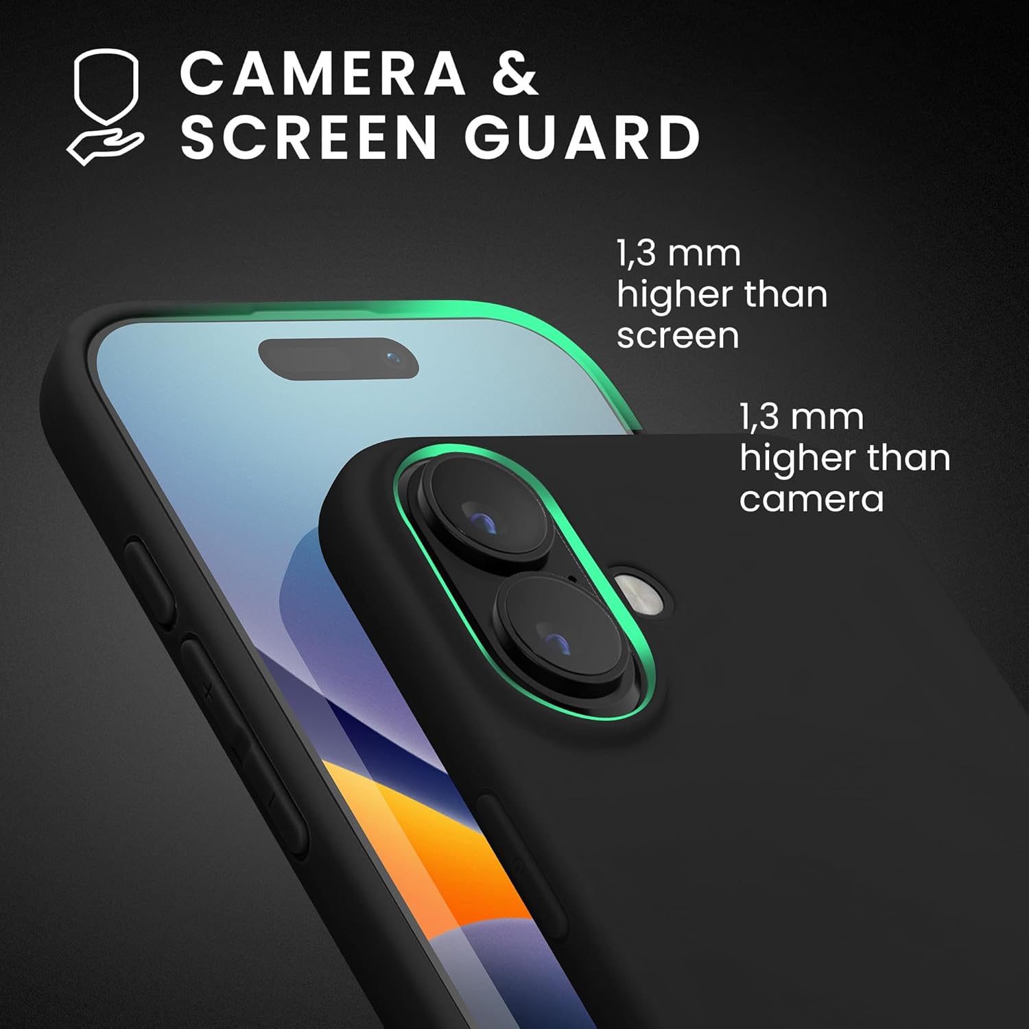Coque souple en TPU pour iPhone 16 Plus Coque souple en TPU pour iPhone 16 Plus